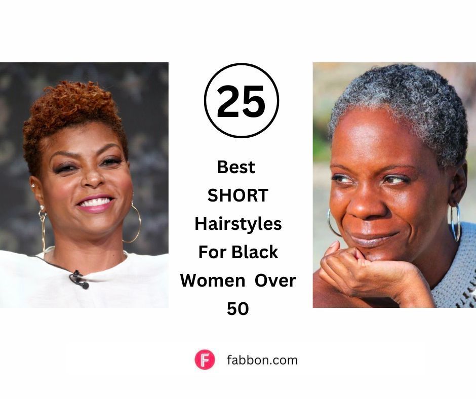 25 Trending Short Haircuts For Black Women Over 50 | Fabbon