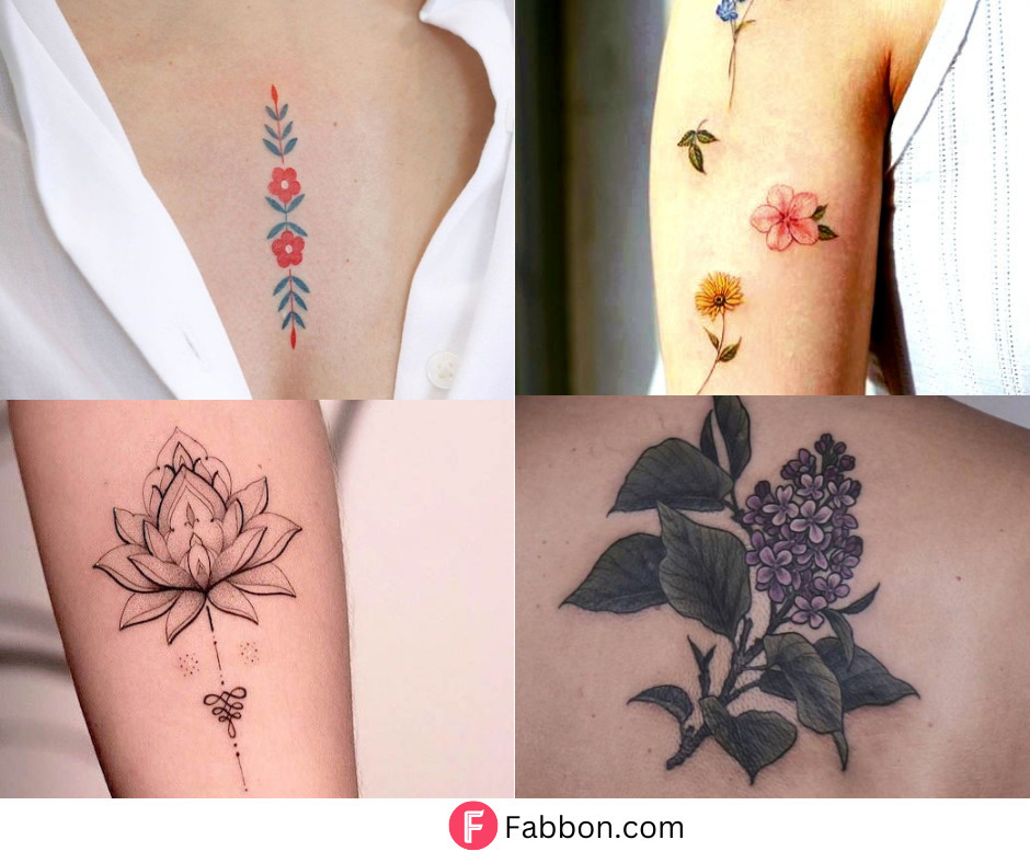 55 Meaningful Flower Tattoos For Men And Women Fabbon