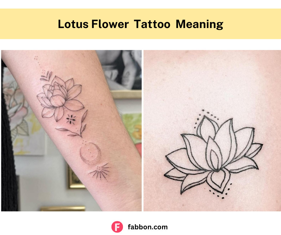 Lotus Flower Tattoo Meaning, Colors and Celebrity Tattoo Inspiration ...