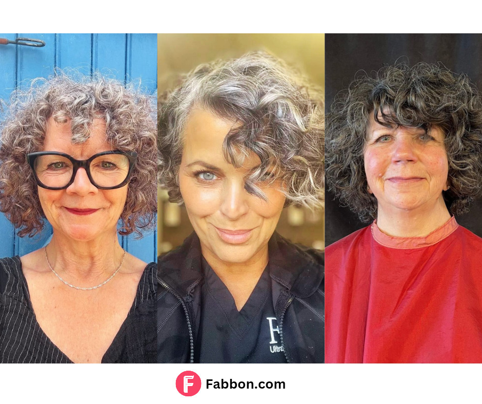 Curly Bob Hairstyles For Over 60