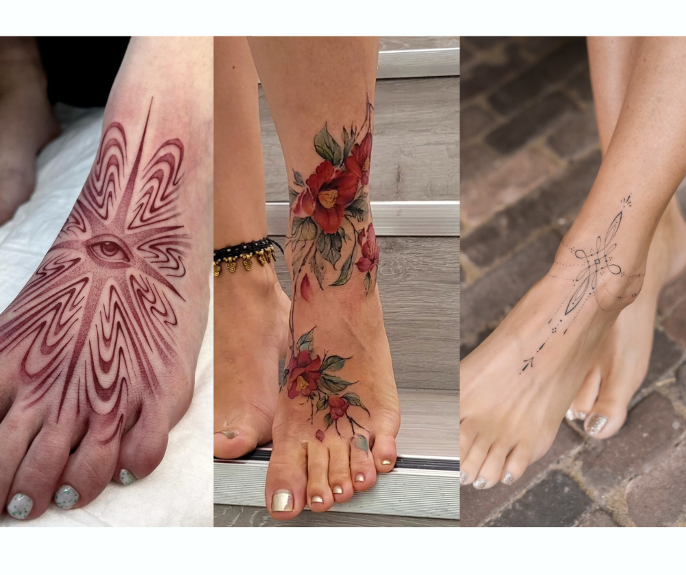 Beautiful Ankle & Foot Tattoo Ideas