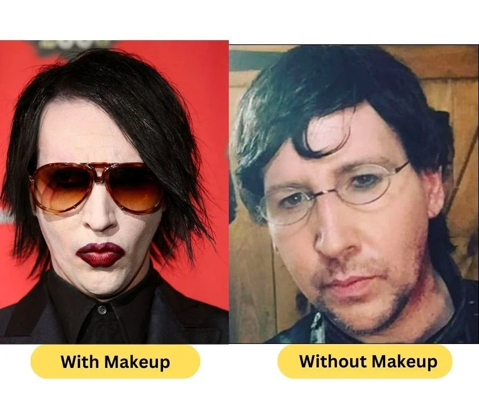 Marilyn manson looking normal