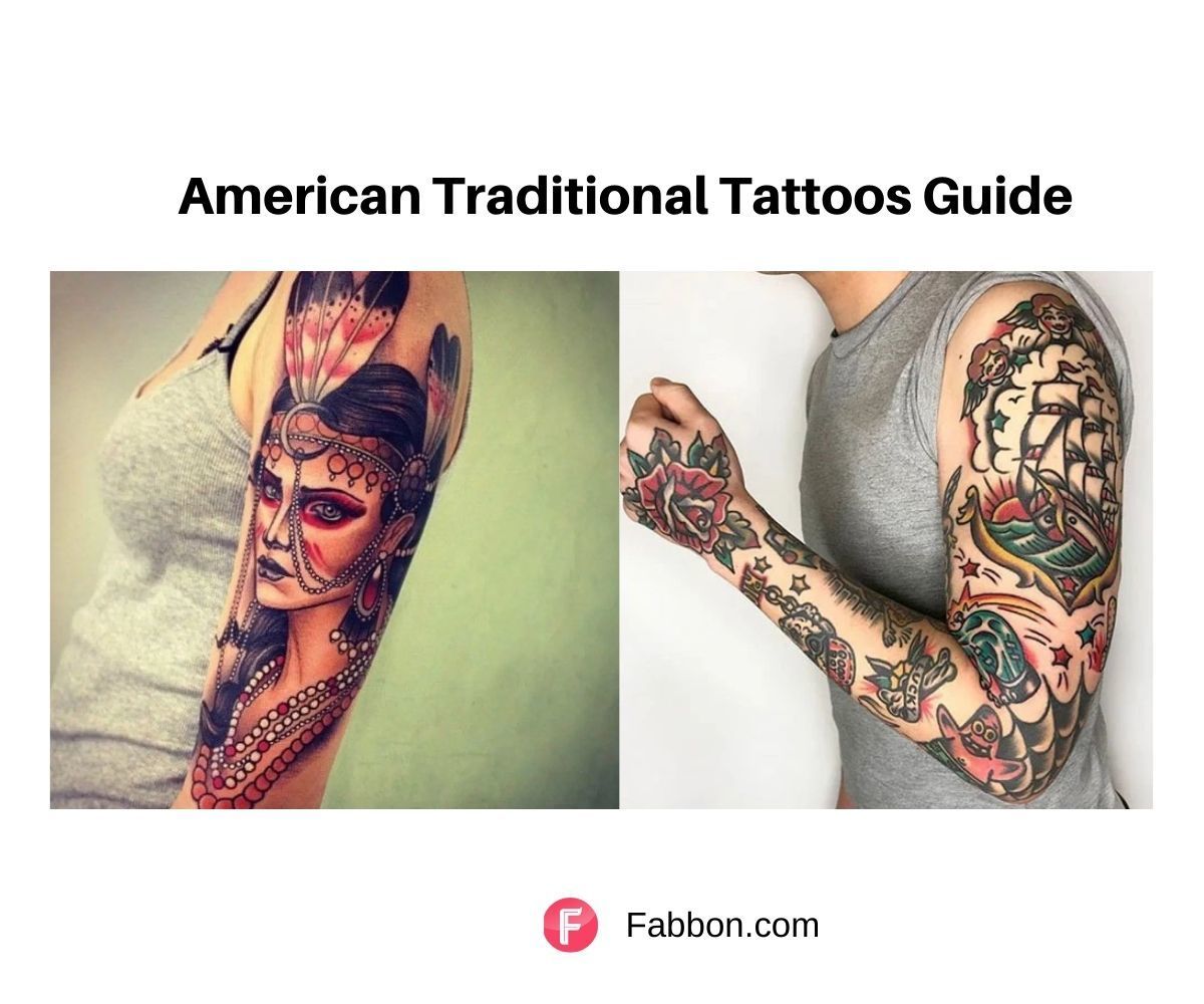 American Traditional Tattoos Detailed Guide  Fabbon