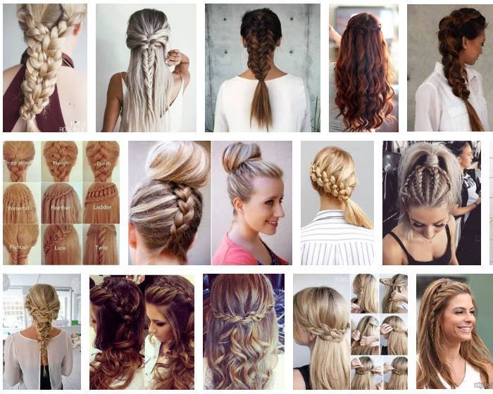 Feather, Loop, Ladder Braid Waterfall Hairstyles For Girls