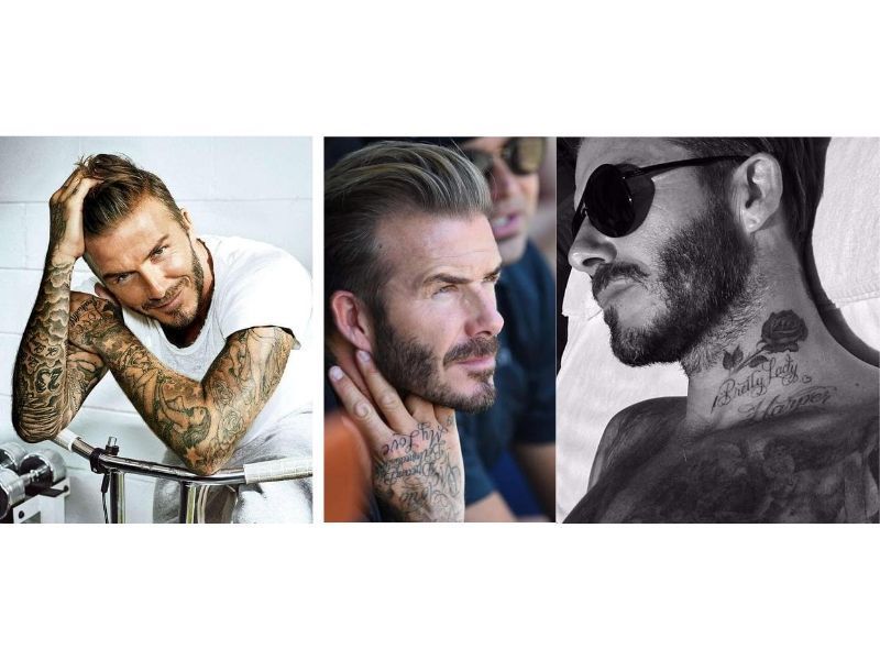 A CloseUp Tour Of David Beckhams Coolest Tattoos  FashionBeans