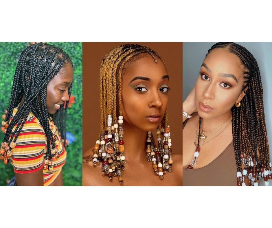 30+ Adorable Braids with Beads Hairstyles for Black Kids