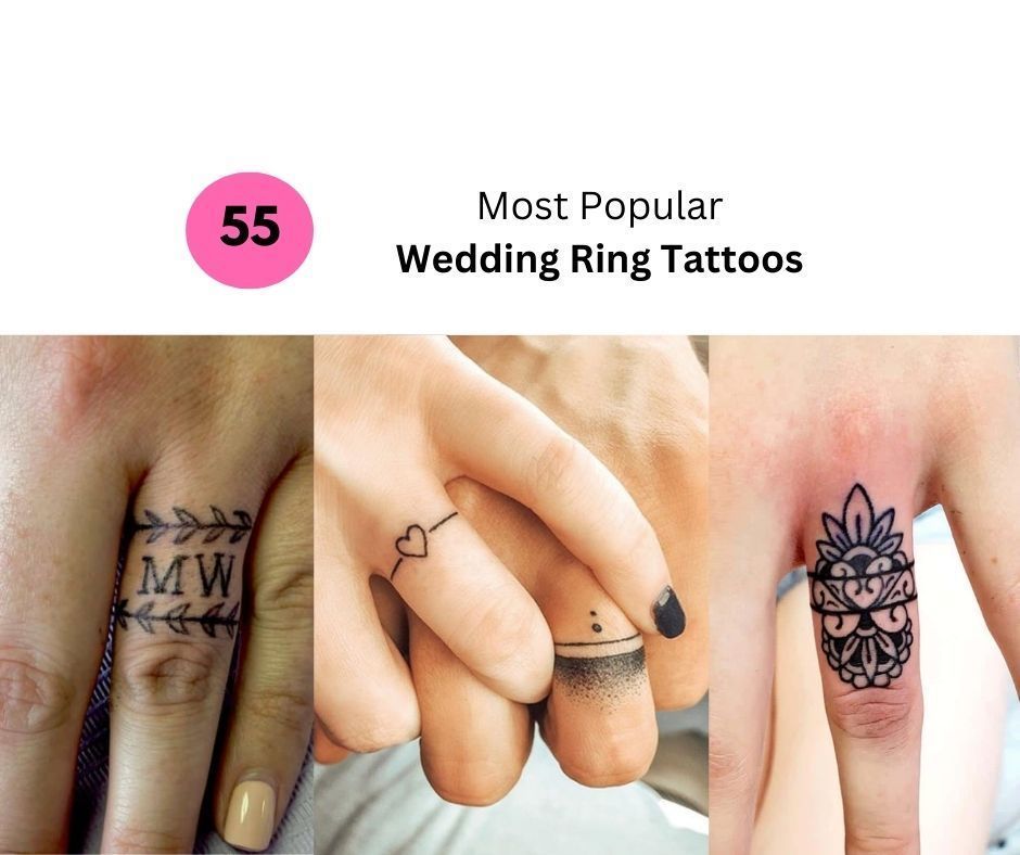 10 Great Wedding and Engagement Ring Tattoo Ideas - TatRing-cheohanoi.vn