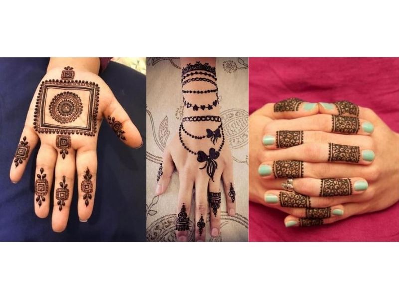 Simple finger design #henna #hennaart #hennatiktok #hennaartist #henna... |  TikTok