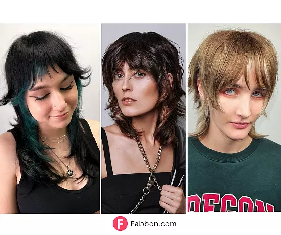 Wolf Cuts With Highlights