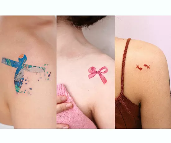 Cute Shoulder Tattoos For Women