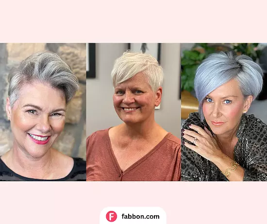trendy Short haircuts for over 70