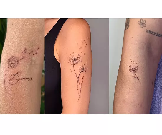 Meaningful Dandelion Tattoo Designs