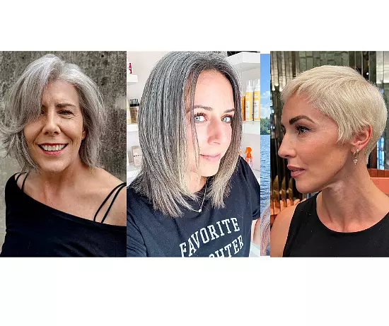 Short Silver Hair Ideas