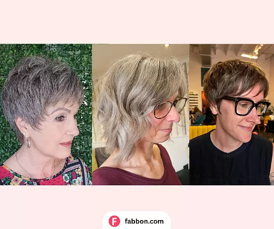 Cute Messy Short Hairstyles For Older Women