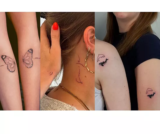 Matching Sister Tattoos With Deep Meaning
