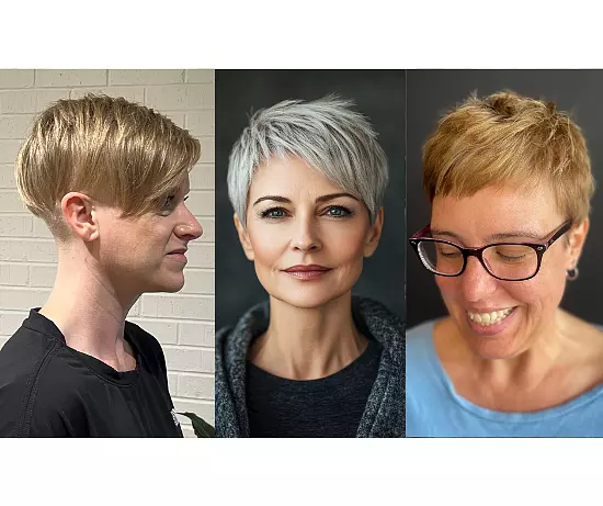 Gorgeous Pixie hairstyles for Older Women