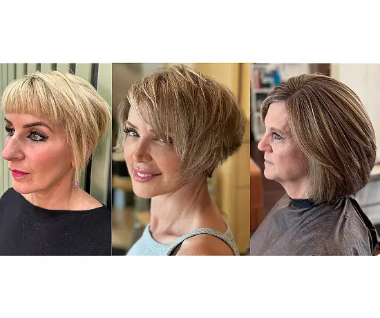 Gorgeous Layered bob hairstyles for women over 50