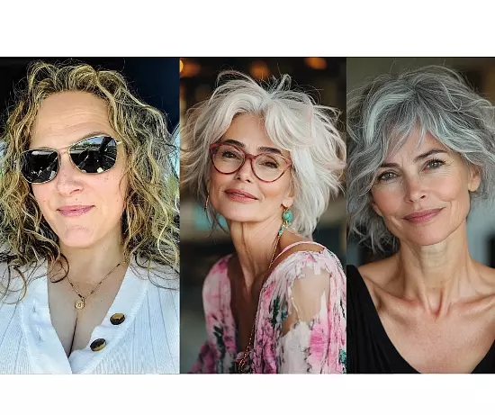 Gorgeous Messy Short haircuts for older women