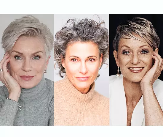 modern short hairstyles for women over 50