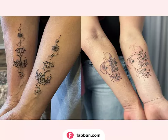 Meaningful Matching Tattoos For Mother Daughter