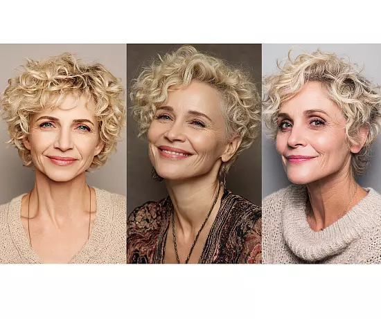 Curly Pixie Hairstyles For Older Women