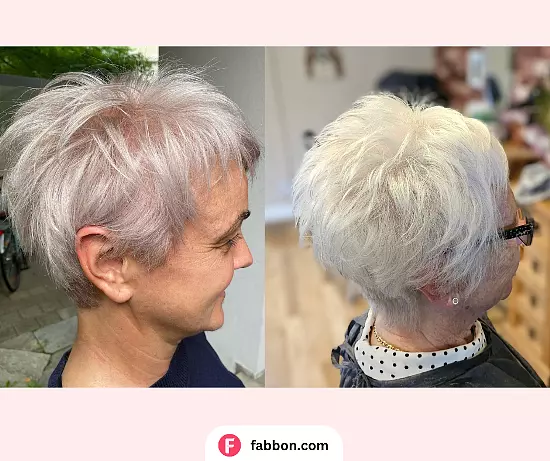 Trendy Choppy Hairstyles For Women Over 70