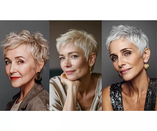 Trendy Pixie Hairstyles For Women Over 50