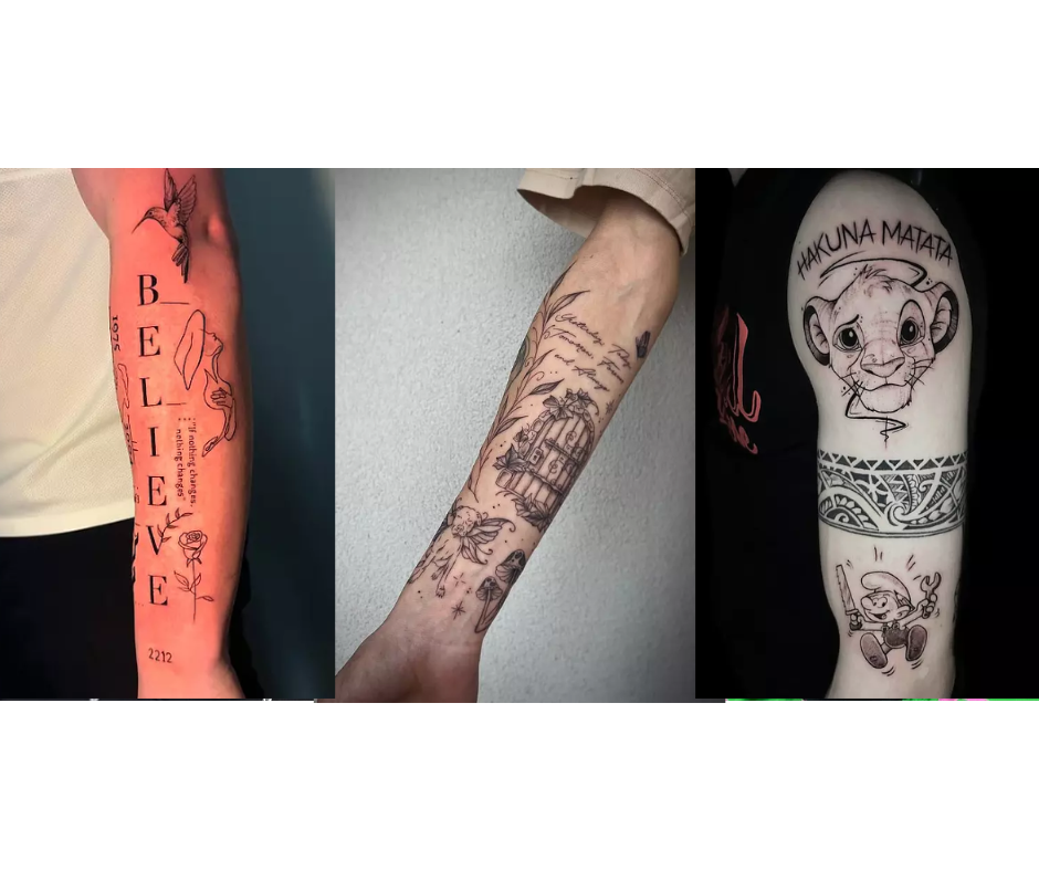 Trending Patchwork Tattoo Designs