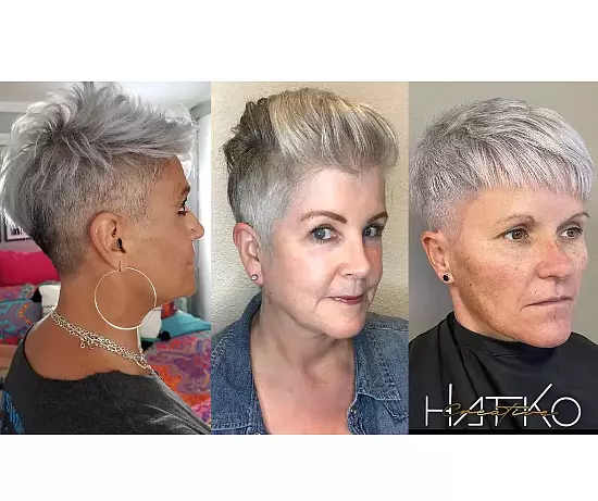 Undercut Pixie Hairstyles For Women Over 50