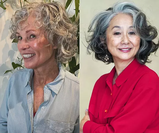 Stunning Curly Bob Hairstyles For Older Women