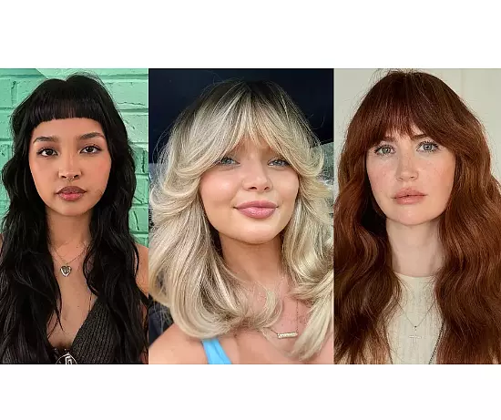 Bangs For Round Faces
