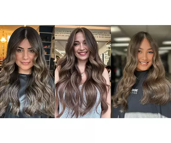 Trendy Ash Brown Balayage Hairstyles
