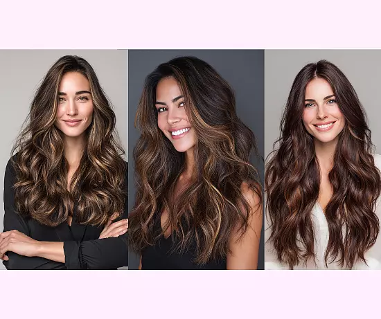 Gorgeous Brown Hair With Highlights