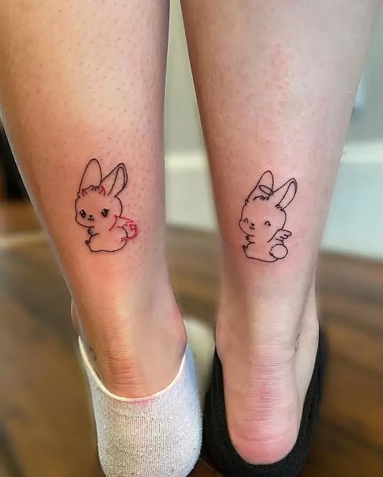 Opposite Best Friend Tattoos With Deep Meaning