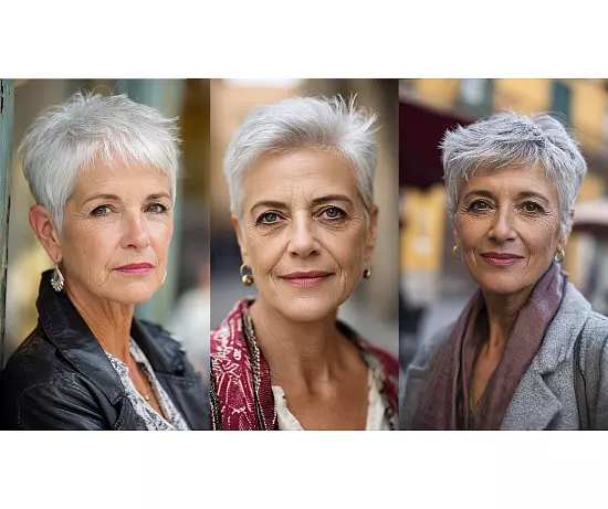 Top Short Haircuts For Women Over 70