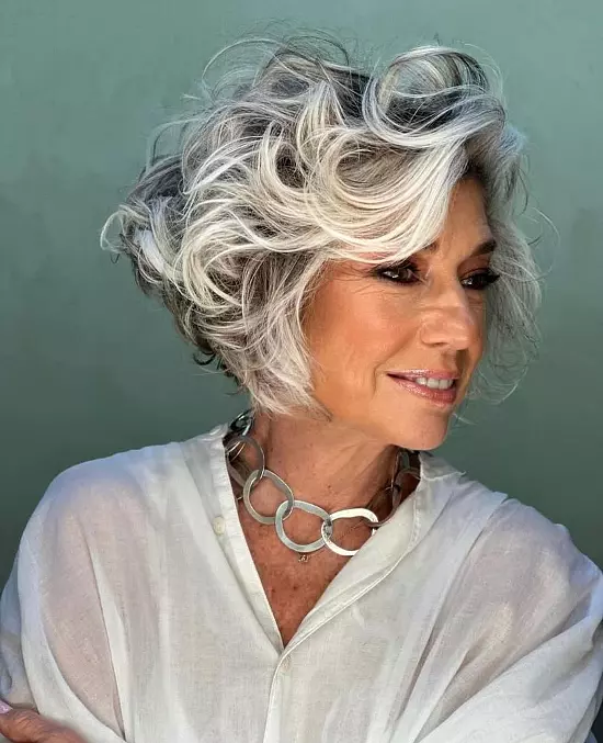 short sassy hair for women over 50