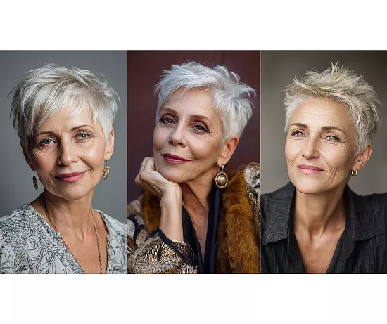 Short Sassy Hair For Women Over 60