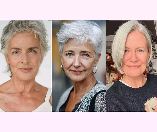 Gray Hairstyles For Women Over 70