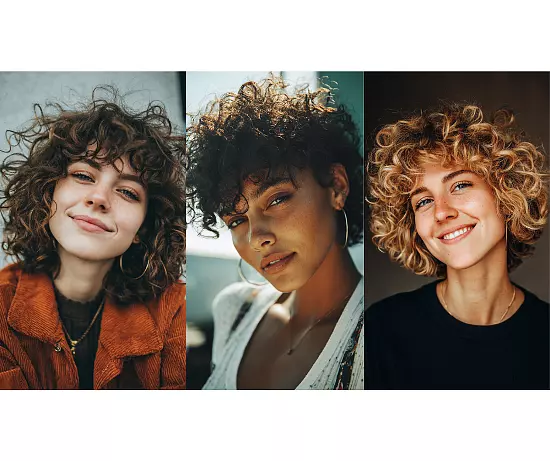Short Curly Shag Haircuts