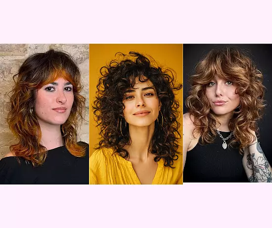 Medium curly shag haircuts