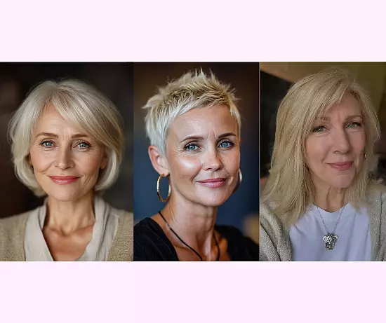 Hairstyles For Older Women With Blonde Hair