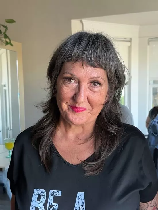 Trendy Shaggy Hairstyles For Older Women