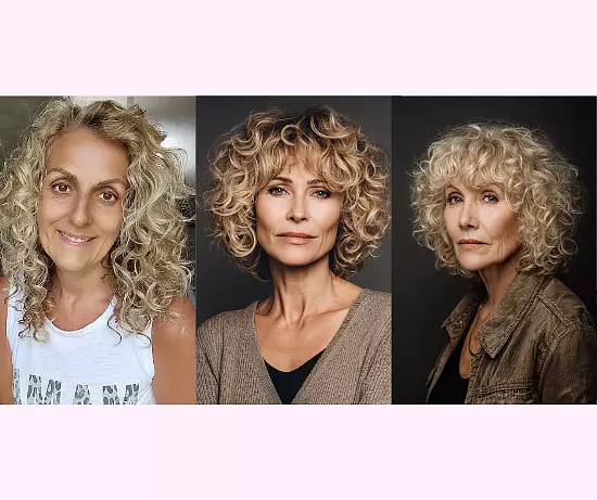 Trendy Curly Hairstyles For Older Women