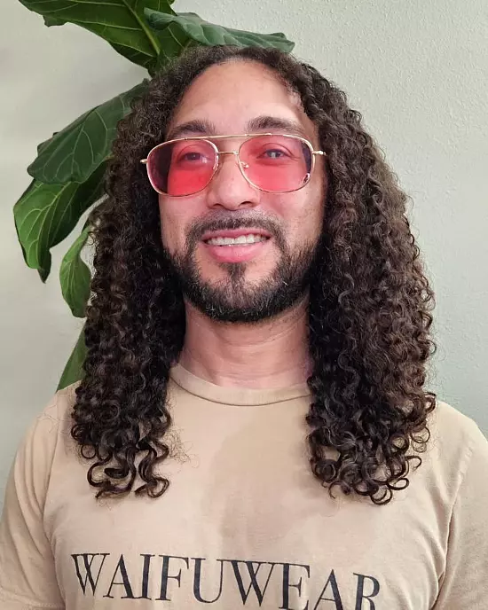 Long Curly Hairstyles For Men