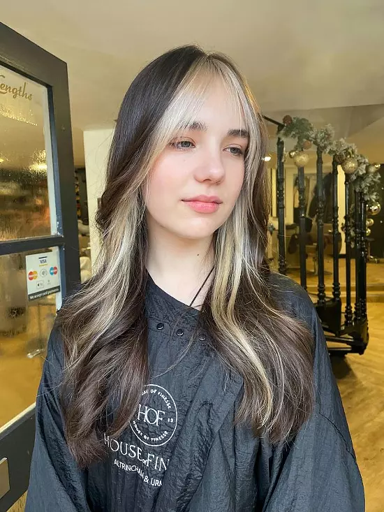 Latest Peekaboo Hair Color Ideas