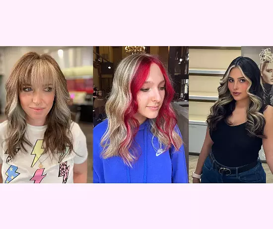 Money Piece Hair Highlights