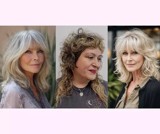 trendy shag hairstyles for women over 60