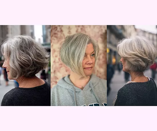 Inverted Bobs For Older Women