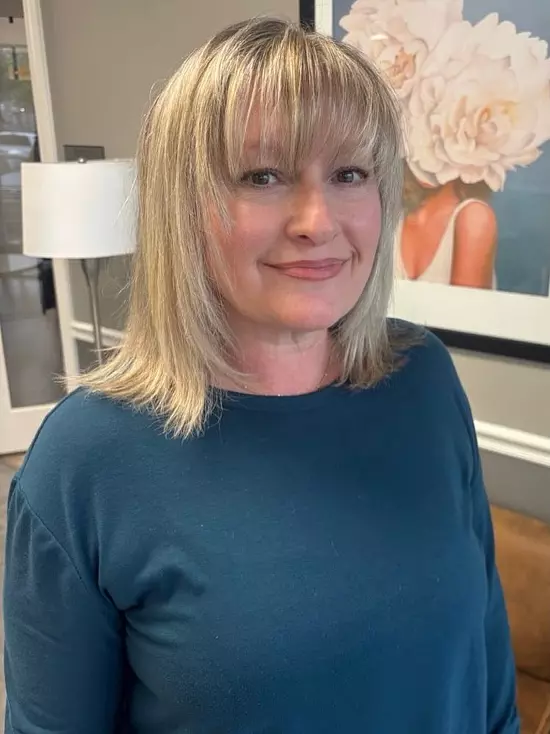 Gorgeous Bangs For Women Over 50