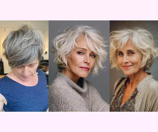 Stunning Short Messy Hairstyles For Older Women
